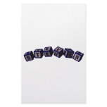 I love William toy blocks in blue Customized Stationery