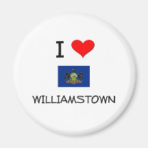 I Love Williamstown Pennsylvania Fridge Magnet