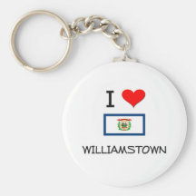 I Love Williamstown West Virginia Keychains
