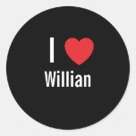 I love Willian Stickers