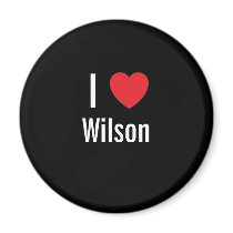 I love Wilson magnets by funnycustomtshirts I love Wilson magnets
