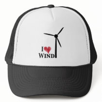 i love wind energy hats