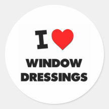 I love Window Dressings Sticker