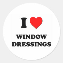 I love Window Dressings Stickers