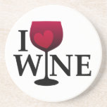 I Love Wine Coaster coasters