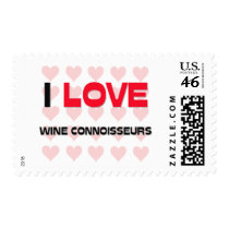 I LOVE WINE CONNOISSEURS postage