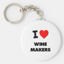 I Love Wine Makers Key Chains