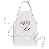 I Love Wine, Sometimes I Wear It! aprons by WIneObsessions I Love Wine, Sometimes I Wear It! aprons