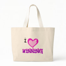 I LOVE Winning Tote Bags