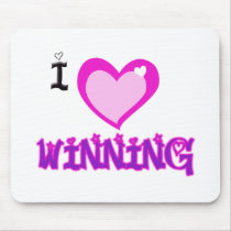 I LOVE Winning Mousepad