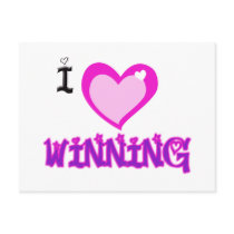 I LOVE Winning Post Cards