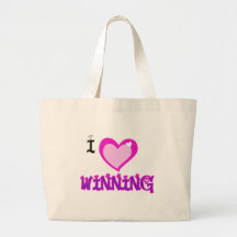 I LOVE Winning Tote Bags