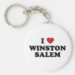 I Love Winston Salem North Carolina Key Chains