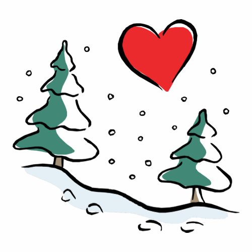 I Love Winter bag