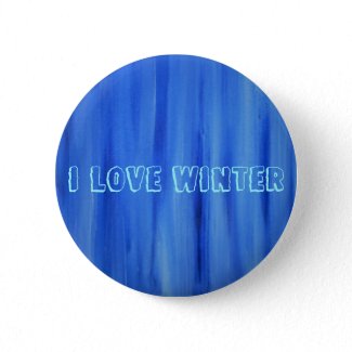 I Love Winter button