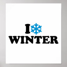 I love winter print