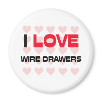 I LOVE WIRE DRAWERS magnets
