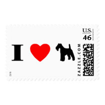I Love Wire Fox Terriers Postage Stamps by MenagerieMayhem I Love Wire Fox Terriers Postage Stamps