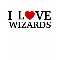 i love wizards t-shirts by 13eanne i love wizards t-shirts