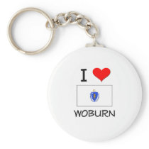 I Love Woburn Massachusetts Keychains