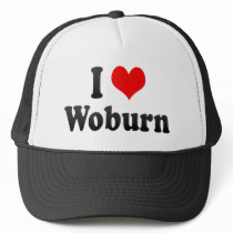 I Love Woburn, United States Trucker Hats