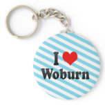 I Love Woburn, United States Keychain