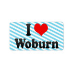 I Love Woburn, United States labels
