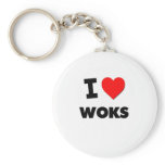 I love Woks Key Chain