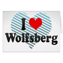 I Love Wolfsberg, Austria Greeting Cards