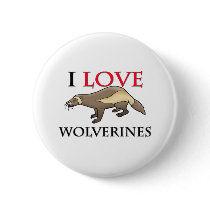 I Love Wolverines buttons by tshirtshirts I Love Wolverines buttons