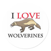 I Love Wolverines stickers by tshirtshirts I Love Wolverines stickers