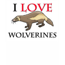 I Love Wolverines t-shirts