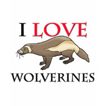 I Love Wolverines t-shirts