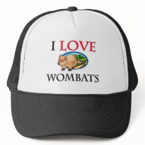 I Love Wombats hats by tshirtshirts I Love Wombats hats