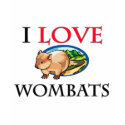 I Love Wombats t-shirts