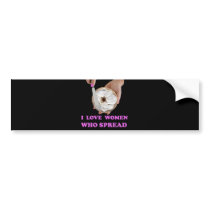 I Love Women bumper stickers by jonnydowntown I Love Women bumper stickers
