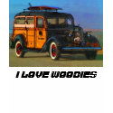 I LOVE WOODIES t-shirts by talonrs I LOVE WOODIES t-shirts