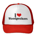 I Love Woodpeckers Mesh Hats