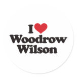 I Love Woodrow Wilson stickers