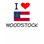 I Love WOODSTOCK Georgia t-shirts