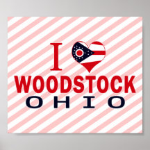 I love Woodstock, Ohio Posters