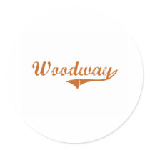 I Love Woodway Texas Stickers