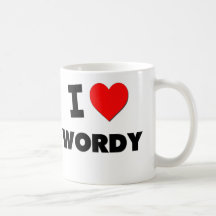 I love Wordy Mug