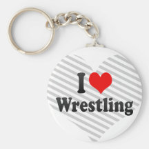 I love Wrestling Key Chains