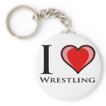 I Love Wrestling keychains