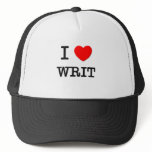 I Love Writ Mesh Hat