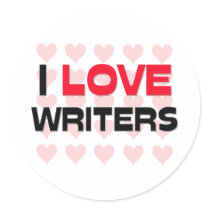 I LOVE WRITERS stickers by professions I LOVE WRITERS stickers
