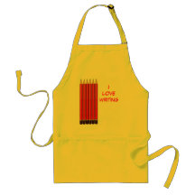 I love writing, aprons