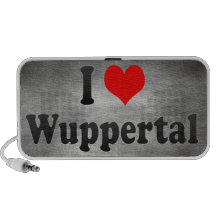 I Love Wuppertal, Germany Mp3 Speakers