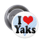 I Love Yaks Pins